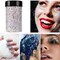 Chunky and Fine Mixed Craft Glitter, 190g/6.7oz Bulk Laser Sequin for Face Body Nail Art, Epoxy Resin Tumbler Jewelry Making (Chinese Red)